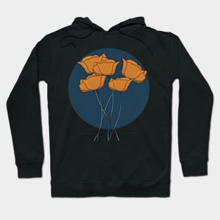 California Poppies Wildflowers Hoodie